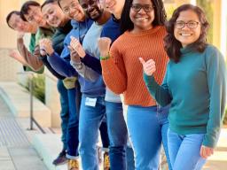 Picture of School of Demography HDR students 