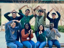 Picture of School of Demography HDR students 