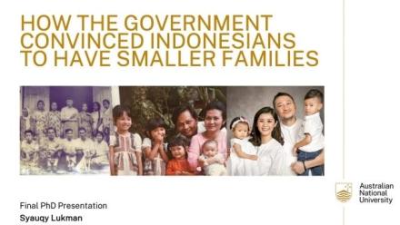 How the Government Convinced Indonesians to have Smaller Families