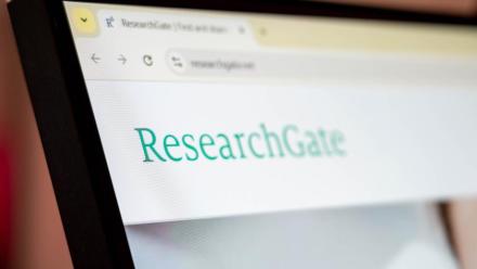 New York, USA - March 17, 2025: ResearchGate academic networking website displayed on a computer screen with browser tab open By SDF_QWE