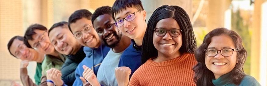 Picture of School of Demography HDR students 