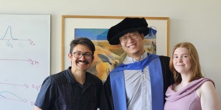 Vladimir Canudas, Dr Wen Su and Emily Woolnough