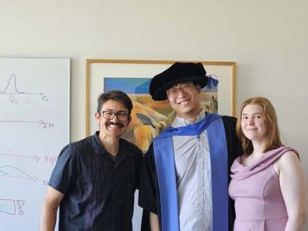 Vladimir Canudas, Dr Wen Su and Emily Woolnough